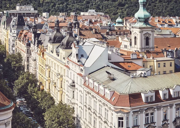 Prague Cityscape Color Toning Applied Czech Republic — Stock Photo, Image