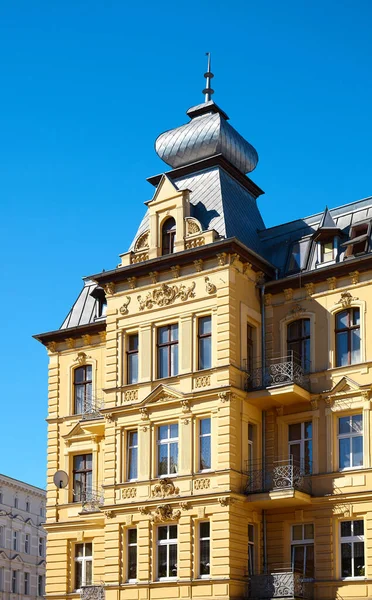 Close Picture Old Tenement House Grunwaldzki Square Szczecin Poland — Stock Photo, Image