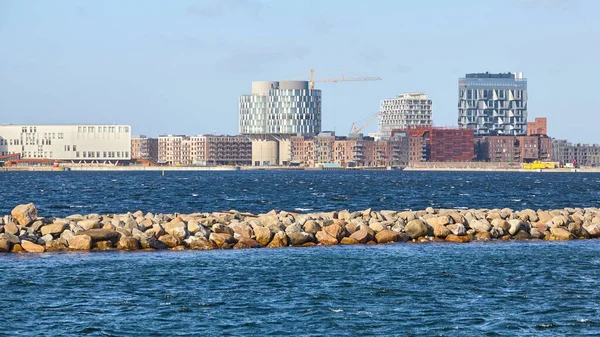 Kopenhag Modern Kıyısı Güneşli Bir Günde Danimarka — Stok fotoğraf