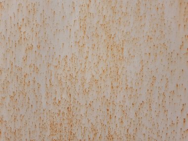 Çürümeye maruz kalan demir yüzeyin dokusu. Demir levha..