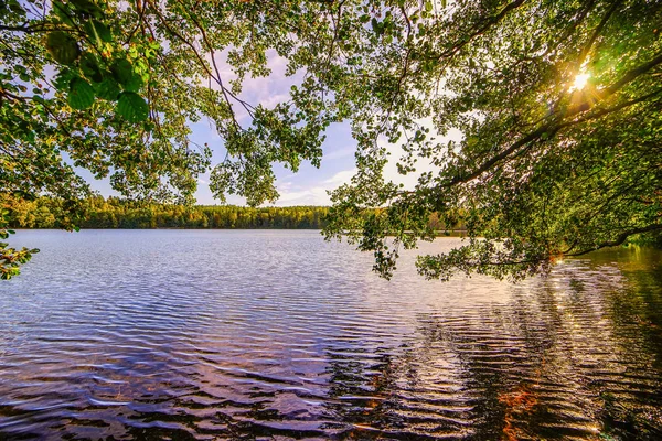 Dia Ensolarado Lago — Fotografia de Stock