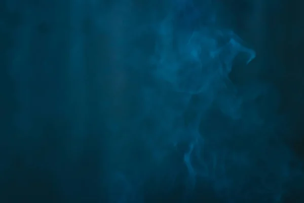 blue painting background, smoke