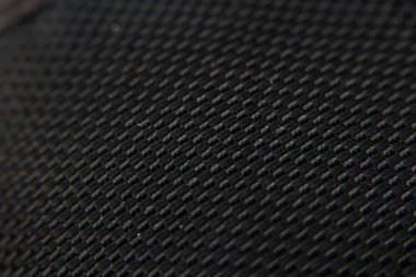 Siyah karbon doku arka plan. Koyu tekstil desen arka plan. Sentetik malzemenin detayı.