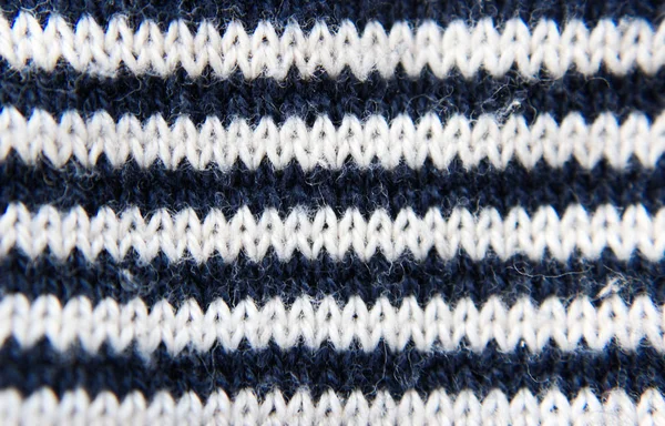 Fehér Kék Melange Fonal Szövet Kötött Textúra Absztrakt Háttér — Stock Fotó