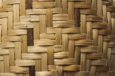 Kahverengi renk hasır dokulu arka planını kapandı