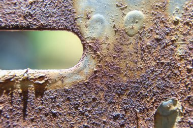 metal pas arka plan, grunge pas arka plan Textur. Aşınmış metalik demir panel. Terk edilmiş tasarım duvarı. Bakır Bar.