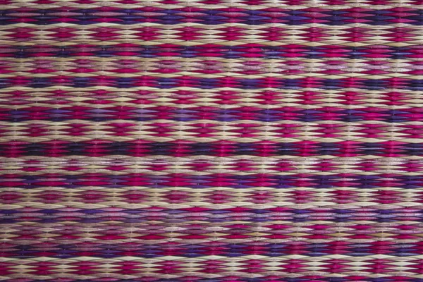 Ткані Зображення Бамбукової Тканини Ткане Язання Через Ідентичність Громади — стокове фото