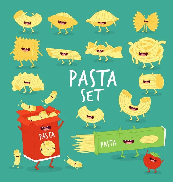 Set Pasta Vector Ilustración — Vector de stock