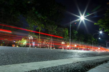 Şehirdeki ışık yolları, Hanoi.