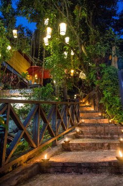 Luang Prabang, Laos - Ağustos 2017: 