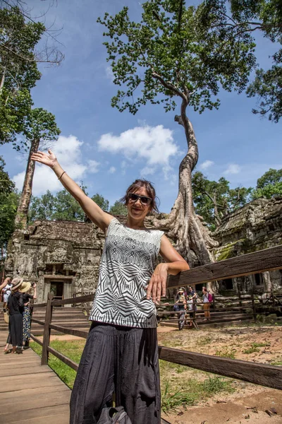 Angkor Wat Siem Angkor Wat Siem Reap Camboja Agosto 2017 — Fotografia de Stock