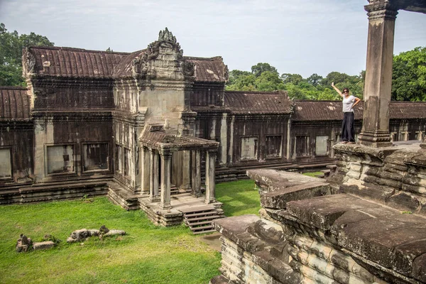 Angkor Wat Siem Reap Camboja — Fotografia de Stock