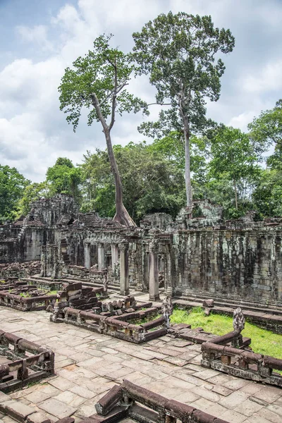 Древние Руины Ангкор Ват Сием Жатва Камбоджа — стоковое фото