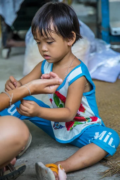 Chi Minh Vietnam Srpen 2017 Dívka Deltě Mekongu — Stock fotografie