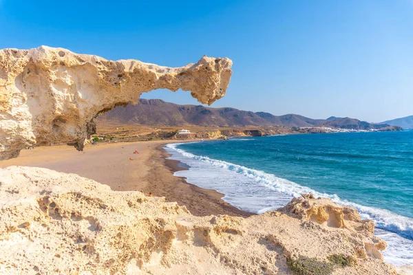 Precious Rock Playa Los Escullos Natural Park Cabo Gata Nijar — Stock fotografie