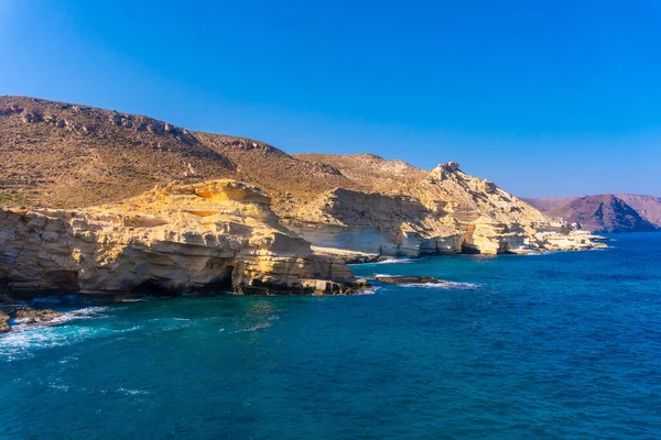 Krásné Pobřeží Playazo Rodalquilar Přírodním Parku Cabo Gata Nijar Andalusie — Stock fotografie