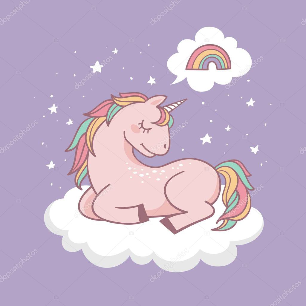 Cute little unicorn.