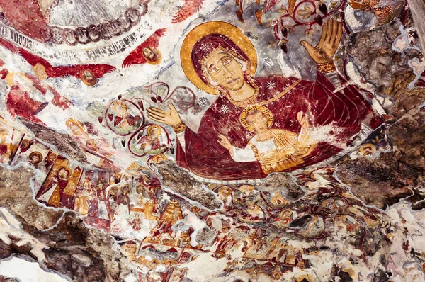 Korkunç badana Fresco - Sümela Manastırı