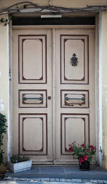 Zdjęcie Podłoże Drewniane Drzwi — Zdjęcie stockowe