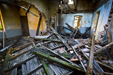 Bina, yatay görüntü terk.