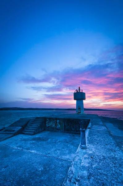 Fyren vid solnedgången — Stockfoto