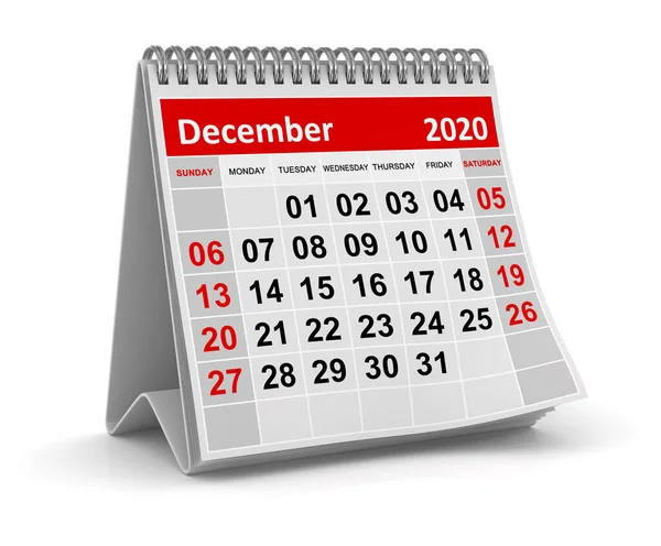 December 2020 — Stock Photo, Image