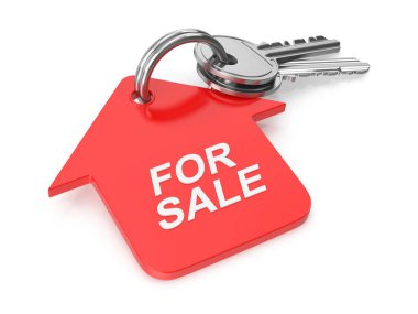 Satış etiketli ev anahtarı - emlak gayrimenkul