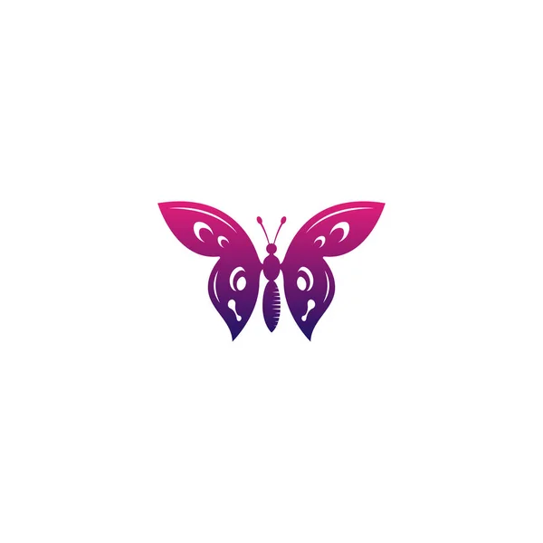 Simple Beauty Butterfly Variant Color — Stock Vector