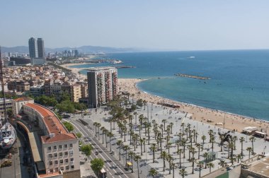 Barcelona 'nın hava görüntüsü