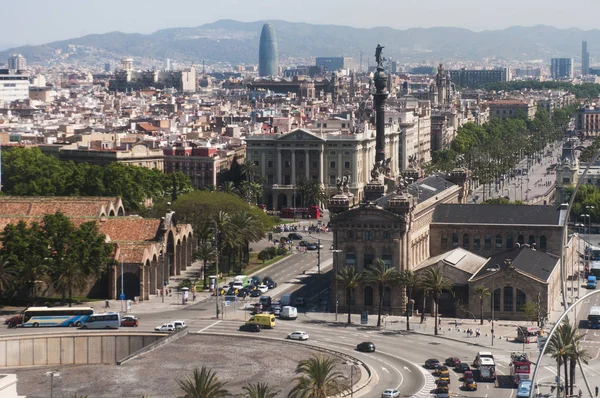 Luftaufnahme von Barcelona — Stockfoto