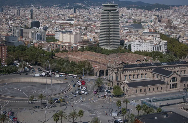 Barcelona Spanien September 2014 Luftaufnahme Von Barcelona Maritimes Museum Von — Stockfoto