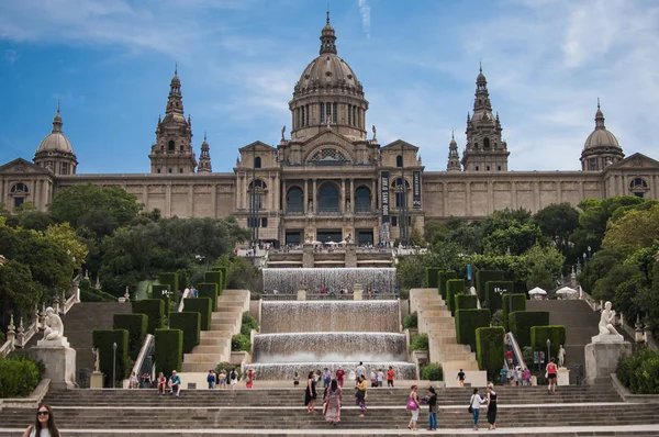 Muzeum Narodowe w Barcelonie, Hiszpania — Zdjęcie stockowe