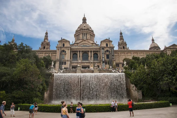 Muzeum Narodowe w Barcelonie, Hiszpania — Zdjęcie stockowe