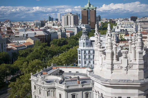 Skyline of Madrid — Stock Photo, Image