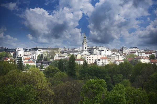 Панорамный вид на Белград — стоковое фото