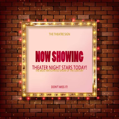 3D render seçim çerçevesi ışığı kare kartı işareti tuğla duvar kağıt üzerinde.