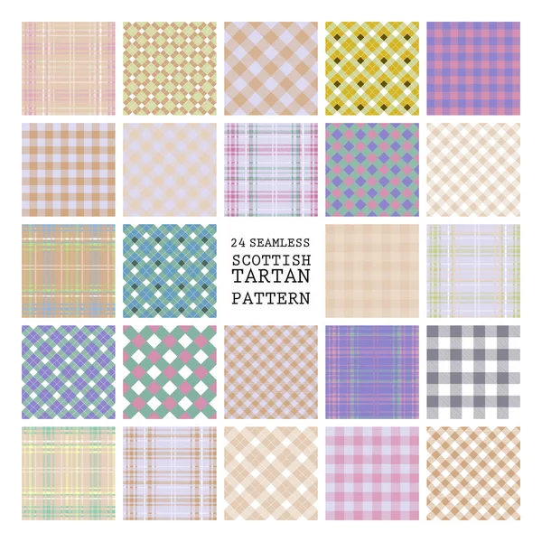 Tartan Sömlös Pattern Trendy Illustration För Wallpapers Tartan Pläd Inspirerad — Stock vektor