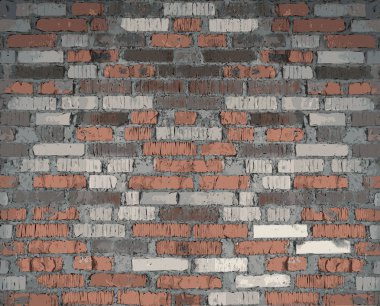 Eski tuğla duvar.