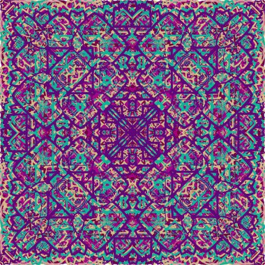 Arapça tarzı vintage dikişsiz desen.