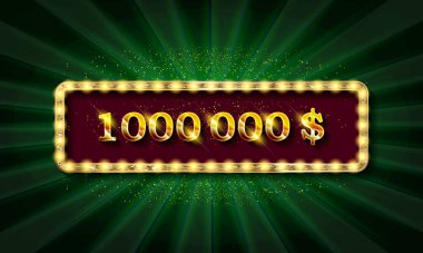 Altın afiş 1.000.000 dolar