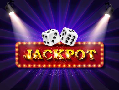 Parlak işaret Büyük ikramiye bayrağı