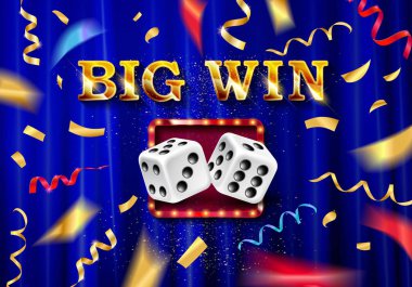 Altın ışık Big Win retro tabelası