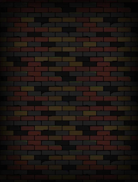 Vieux mur de briques. — Image vectorielle