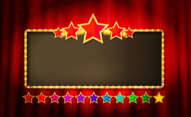 Beş yıldızlı ve boş bir reklam panosuyla geniş sahne