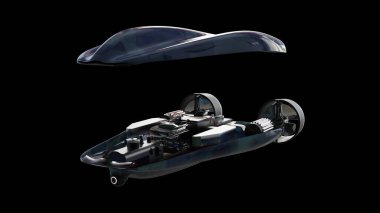 konsept sualtı araştırma dronu 