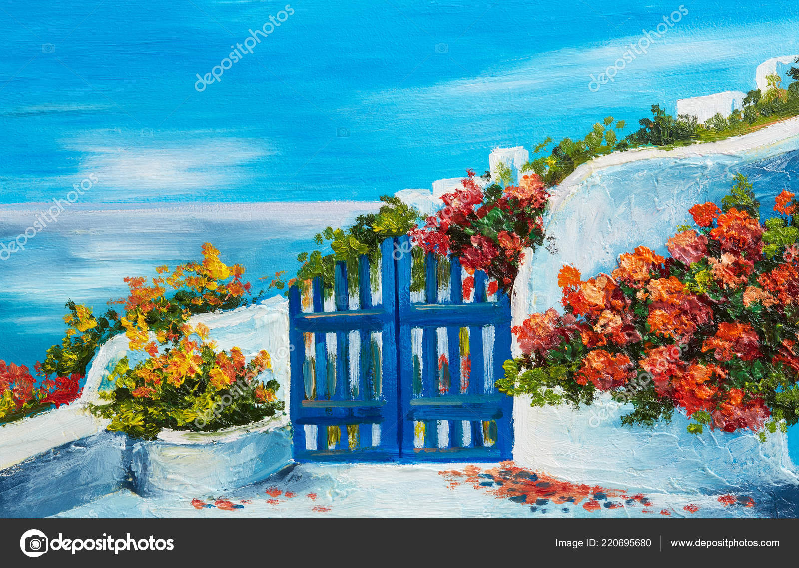 SHILLPS Pittura Digitale Paesaggio Decorazione della Casa Pittura A Olio  Acrilica su Tela Oceano Mare Wall Art : : Casa e cucina