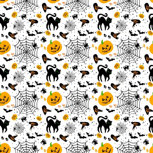 Halloween Con Animali Sfondo Bianco Immagine Stock