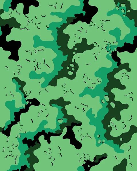 Modieus Camouflage Patroon Modevormgeving Naadloze Afbeelding — Stockvector