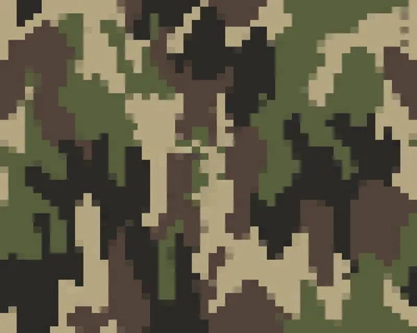 Modèle Camouflage Mode Numérique Design Mode Illustration Sans Couture — Image vectorielle