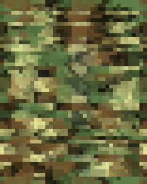 Dijital moda kamuflaj deseni, moda tasarımı. Kusursuz çizim